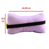 Araba Araç Otomobil Oto Koltuk Başlığı Ergonomik Boyun Destek Yastığı LİLA Renk 44837 - 2