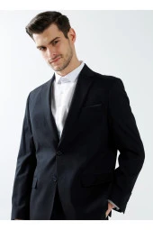 Normal Bel Regular Fit Lacivert Erkek Takım Elbise Tk1007000193 thumbnail 2