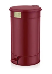 The Mia Çöp Kovası 24 Litre Bordo GLV0745 thumbnail 1