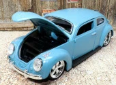 Maisto Design Volkswagen Beetle Mavi 1:24 Model Araba - 3