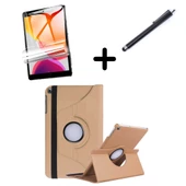 Samsung Galaxy Tab A9 8.7inç X110 X115 Kılıf Dönen Tablet Kilifi Ekran Koruyucu+Kalem - 3