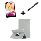 Samsung Galaxy Tab A9 8.7inç X110 X115 Kılıf Dönen Tablet Kilifi Ekran Koruyucu+Kalem - 11