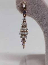 Altın Renkli Çelik Küpe (45420) thumbnail 2