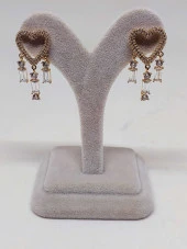 Altın Renkli Çelik Küpe (45422) thumbnail 1