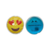 KALP EMOJİ MAVİ CEYLAN CEP SOBASI,EL ISITICI,2 ADET SICAK SU TORBASI PVC  9cm - 4