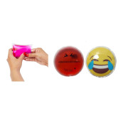 GÜLEN EMOJİ KIRMIZI CEYLAN CEP SOBASI,EL ISITICI,2 ADET SICAK SU TORBASI PVC  9cm - 2