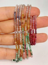 Yakut, Zümrüt & Safir Açık Renkler Dizi 2.5mm (45446) - 1