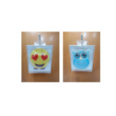 KALP EMOJİ MAVİ BAYKUŞ CEP SOBASI,EL ISITICI,2 ADET SICAK SU TORBASI PVC  9cm - 7