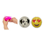 KALP EMOJİ,KÖPEK CEP SOBASI,EL ISITICI,2 ADET SICAK SU TORBASI PVC  9cm - 2
