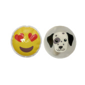 KALP EMOJİ,KÖPEK CEP SOBASI,EL ISITICI,2 ADET SICAK SU TORBASI PVC  9cm - 4