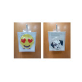 KALP EMOJİ,KÖPEK CEP SOBASI,EL ISITICI,2 ADET SICAK SU TORBASI PVC  9cm - 7