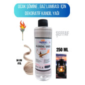 Sağdıç Saraciye Kandil Yağı Kokusuz Dumansız Iç Mekan Kandil Sıvısı 250 Ml+50cm Fitil kendallr0y - 2