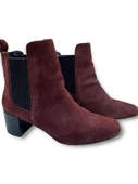 ZARA BORDO SÜET TOPUKLU BOT 36 - 1