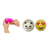 KALP EMOJİ,KEDİ CEP SOBASI,EL ISITICI,2 ADET SICAK SU TORBASI PVC  9cm thumbnail 2