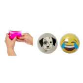 GÜLEN EMOJİ,KÖPEK CEP SOBASI,EL ISITICI,2 ADET SICAK SU TORBASI PVC  9cm - 2