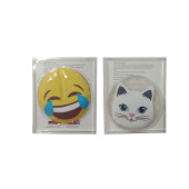 GÜLEN EMOJİ,KEDİ CEP SOBASI,EL ISITICI,2 ADET SICAK SU TORBASI PVC  9cm - 6