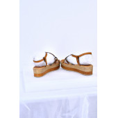ALDO  39 GOLD ROSE PLATFORMLI BAĞCIKLI DÜZ TABAN SANDALET - 3