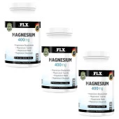 FLX Magnezyum Magnesium Elementleri Complex 400 Mg 3 Kutu 90 Tablet thumbnail 1