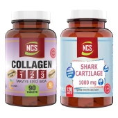 Ncs Shark Cartilage Demir Vitamin D3 1000 Mg 120 Tablet +Collagen - 1