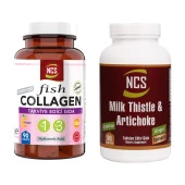 Ncs Balık Collagen Cla Biotin Type Tip 1 Tip 3 Çinko Hyaluronic Acid   Milk Thistle Artichoke Zerdeçal Karahindiba Zencefil Maydanoz Deve Dikeni Enginar - 1