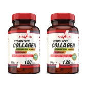 Nevfix Hydrolyzed Collagen Hyluronic Acid Vitamin C Glutathione (2 Kutu) 120 Tablet Acid thumbnail 1