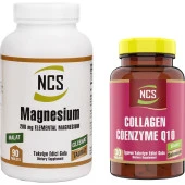 Ncs Magnesium 200 Mg Malat Taurat Glisinat 90 Tablet     Coenzyme Q10 Biotin Zinc Selenium Hidrolize Collagen 30 Tablet thumbnail 1