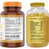 Ncs Omega 3 Balık Yağı 500 Mg 102 Softgel Portakal Aromalı ve  Flx Omega 3-6-9 90 Tablet thumbnail 2