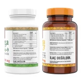 Ncs Omega 3-6-9 Fish Oil 1000MG 200 Softgels   Çocuklar Için Omega 3 Balık Yağı 500 Mg 102 Portakal Aromalı thumbnail 5