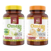Ncs Omega 3 Portakal Aromalı Çocuklar Için Balık Yağı   Omega 3 Limon Aromalı Balık Yağı 1000MG thumbnail 1