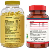 Flx Omega 3-6-9 Balık Yağı 90 Softgel  Nevfix Coenzyme Q10 200 Mg Koenzim Q10 Karamuk 120 Tablet thumbnail 2