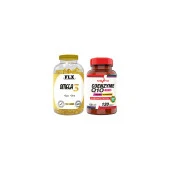 Nevfix Flx Omega 3 Balık Yağı 180 Softgel  Nevfix Coenzyme Q10 Koenzim Resveratrol Q10 Karamuk 120 Tablet thumbnail 1