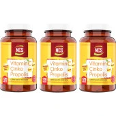Ncs Propolis Vitamin C Çinko Quercetin Resveratrol  3 Kutu 3x120 Tablet - 1