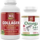 Ncs Collagen Hyaluronic Acid 300 Tablet + Ncs Omega 3-6-9-200 Kapsül thumbnail 1