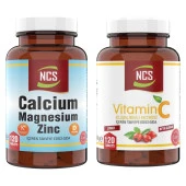 Ncs Vitamin C 1000 Mg Beta Glukan 120 Tablet Kalsiyum Magnezyum Çinko 120 Tablet thumbnail 1
