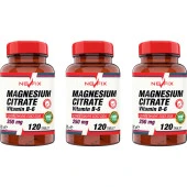 Nevfix Magnesıum Cıtrate Vitamin B-6 (3 Kutu) 120 Tablet - 1