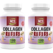 Ncs Kollajen 1000 Mg Tip 1-2-3 Vitamin C - E 180 Tablet 2 Kutu thumbnail 1