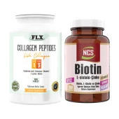 Balık Kollajeni Tip 1-3 Collagen 180 Tablet+Biotin 180 Tablet thumbnail 1