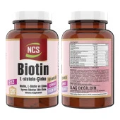 Ncs Biotin L Sistein Çinko Vitamin B1-B2-B5-B6 Folik Asit 120 Tablet   Ncs Vitamin D3 + K2 Damla 20 ml thumbnail 2
