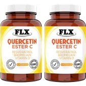 FLX Kuersetin Ester C Resveratrol Bromelain 2 Kutu 60 Tablet thumbnail 1