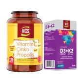 Ncs Vitamin C Çinko Propolis 120 Tablet + Vitamin D3+K2 20 ml - 1