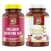 Ncs Hidrolize Collagen Coenzyme Q10 Biotin Zinc Selenium 30 Tablet   Vitamin C Kuşburnu Ekstresi Beta Glukan Içeren Takviye Edici Gıda 120 Tablet thumbnail 1
