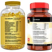 Flx Omega 3-6-9 180 Softgel   Flx Glukozamine Vitamin D 60 Tablet thumbnail 1