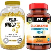 Flx Omega 3-6-9 180 Softgel   Flx Glukozamine Vitamin D 60 Tablet thumbnail 2