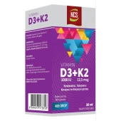 Ncs Saw Palmetto 1000 Mg 120 Tablet+Vitamin D3 K2 20 ml thumbnail 2