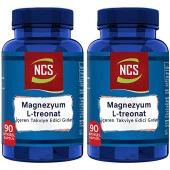 Ncs Magnezyum Magnesium L-Threonate Vejeteryan 2 x 90 Bitkisel Kapsül thumbnail 1