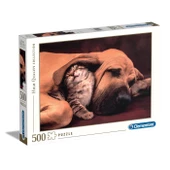 Clementoni 35020 High Quality Collection Yetişkin Puzzle - Cuddles 500 Parça - 1