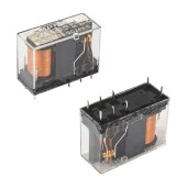 24 Volt Role Çift Kontak 8 Bacak 5 Amper HLS-14F3L-DC5V -C - 1