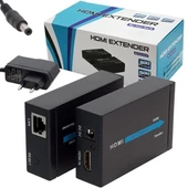 Powermaster HDMI To Cat5-Cat6 Extender 60 Metre Uzatıcı  PM-18232 thumbnail 6