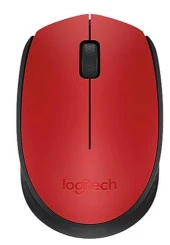 Logitech M171 USB Kırmızı Kablosuz Mouse - 1