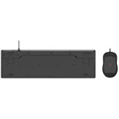 LENOVO LECOO CM102 USB KABLOLU SİYAH Q KLAVYE  MOUSE SET - 3